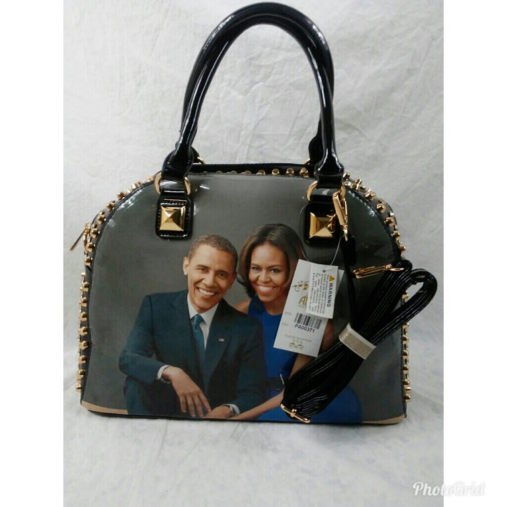Michelle & Barack Obama Magazine Cover Satchel